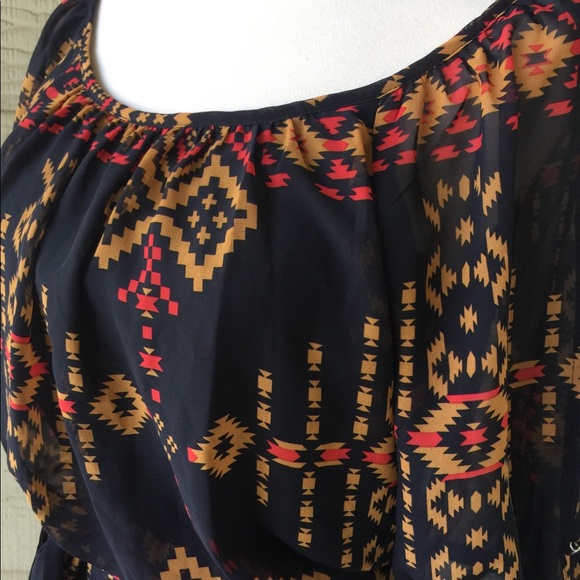NEW Enfocus Studio Aztec Pattern Dress - Picture 4 of 5